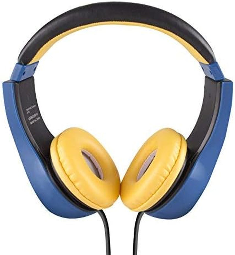 Kids Safe over the Ear Headphones, Volume Limiter for Developing Ears, 3.5MM Stereo Jack, Recommended for Ages 3-9