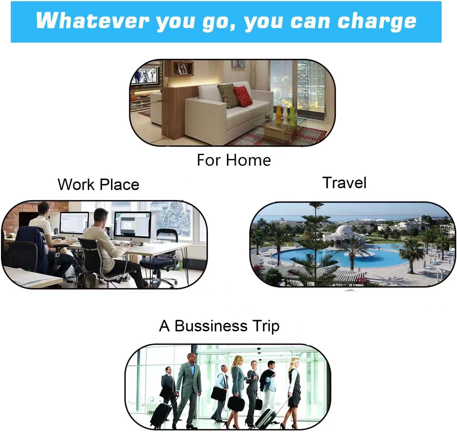 USB Wall Charger,4-Pack 2.1A Dual Port USB Cube Power Adapter Wall Charger Plug Charging Block Cube for Phone 8/7/6 Plus/X, Pad, Samsung Galaxy S5 S6 S7 Edge,Lg, Android (White)